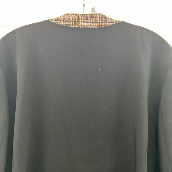 Nicole Miller for Mary Kay Open Front Blazer Jacket Black/Multi Size 22W Petite - Picture 6 of 9
